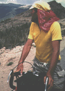 In Rocky Mt. National Park, 1990.